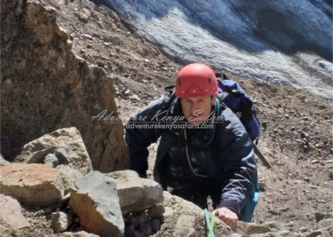 rock climbing expeditions to Batian and Nelio