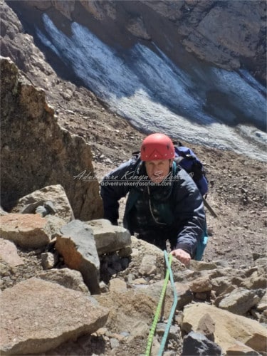 rock climbing expeditions to Batian and Nelio